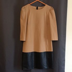 Zara retro color block dress